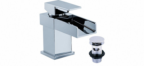 Eden chrome waterfall basin - eden,