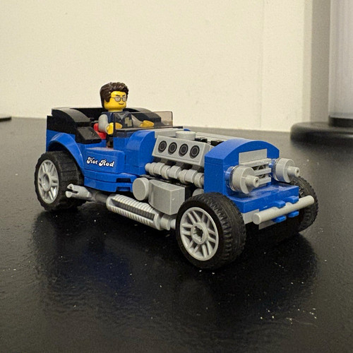 Lego hot rod 5541 - lego, blue