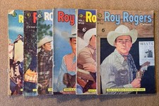 Roy Rogers Comics UK Editions Lot of 6 #52 to 56, 58 Low Grade 1953