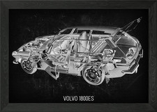 Volvo 1800ES Framed Wall Art