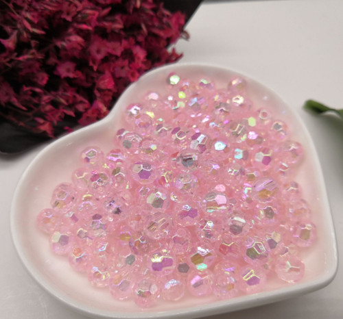 4mm 8mm rainbow acrylic - 4mm,