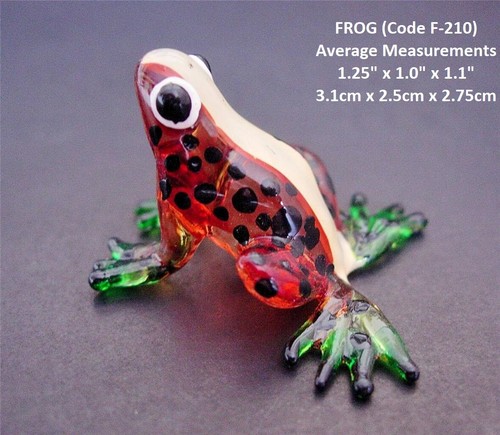 Multi glass frog beautiful - multi,