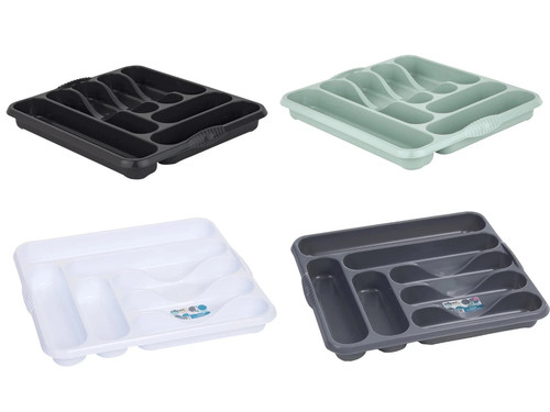 Plastic kitchen cutlery - plastic, tray