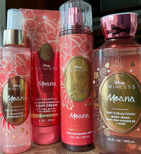 4pc set disney princess moana - 4pc,