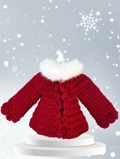 Handmade Crochet Cardigan Doll