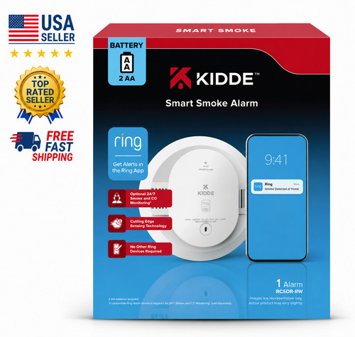 Kidde battery powered ring - battery-powered,