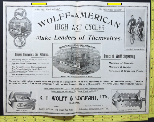 Rare antique 1896 wolff - rare,
