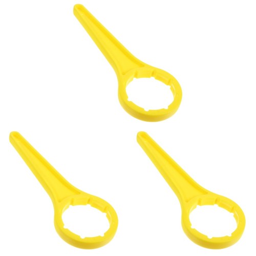 Durable yellow lid cap wrench - lid,