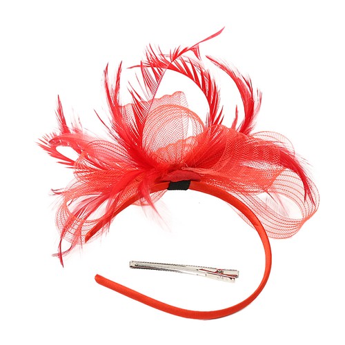 Fascinator mesh headband veil - mesh,