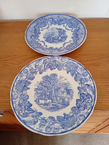 Pair spode blue room - blue,
