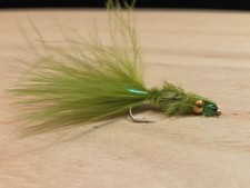 3 Olive Damsel Trout Flies