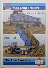 Vintage AS Trailers Ace & Fenlander Dump Trailers Range Brochure, c 1980's