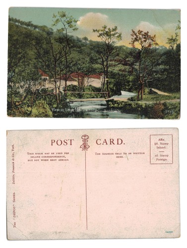 Vintage postcard view - vintage,