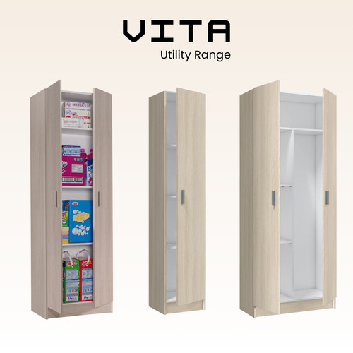 Vita utility laundry cupboard - laundry,