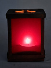 Kodak Ensign Lamp No 1 Candle Darkroom Photo Safe Light ~ Antique Vintage