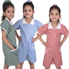Kids Girls Gingham School