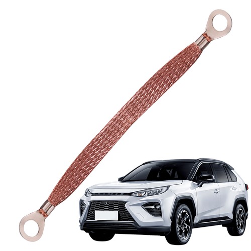 Engine ground strap - 2x, copper