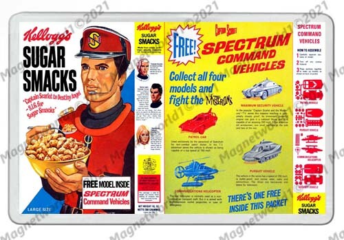 Kelloggs captain scarlet sugar - kelloggs,