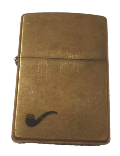 Vintage zippo solid brass - brass, pipe