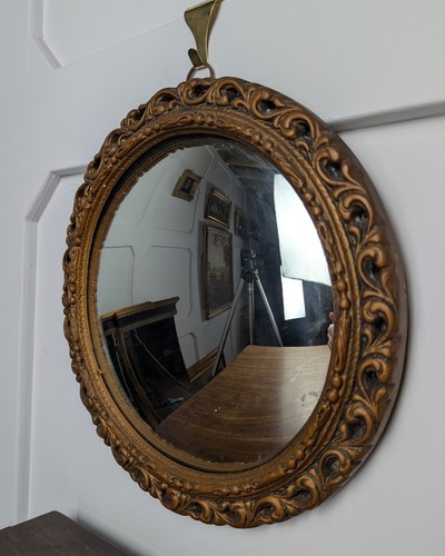 Medium vintage convex - medium, pierced
