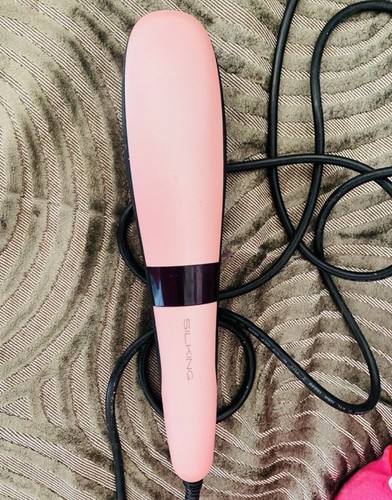 Hair straightening brush - hair,