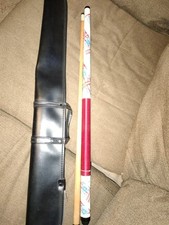 Vintage 1988 Budweiser Beer Billiards Cue- 2 Piece Pool Stick 57" Long 20.5 Oz