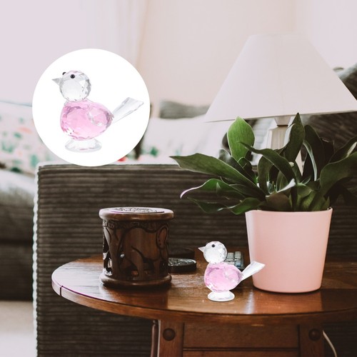 Home decor glass bird ornament - home,