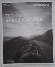 WEINSBERG Caravan UK Specifications Brochure 2019: CaraOne, Edition Ice, CaraTwo