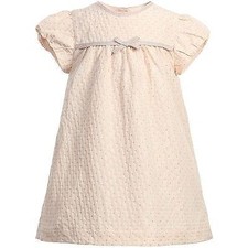 MARIE CHANTAL BABY PALE PEACH TAFFETA DRESS 18 MONTHS