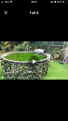 Fibreglass koi pond