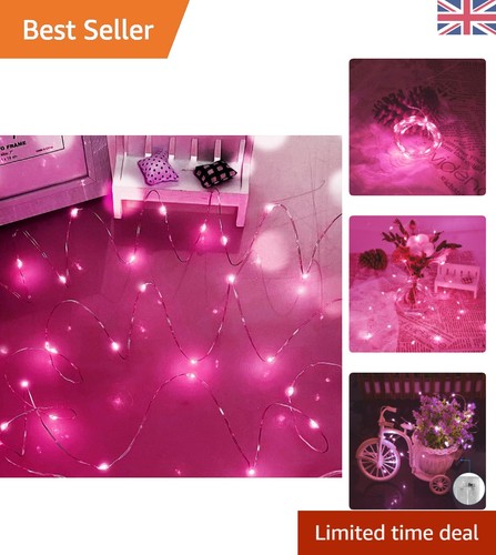 Led pink fairy lights - pink,