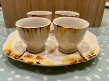 Beautiful 1930s egg cup set -
