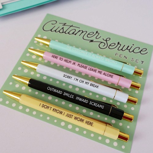 Customer services pen set 5pcs - pen,