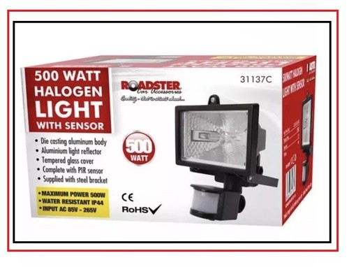 500w halogen light with - 500w, sensor