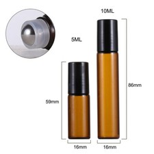 10PCS 5/10ml Amber Clear Roll