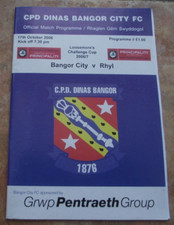 2006-07 Bangor City  v Rhyl -  Loosemore's Challenge Cup