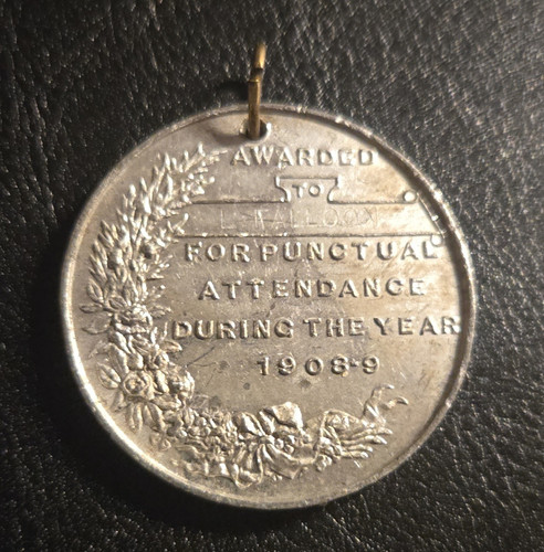 King edward vii silver medal - silver,