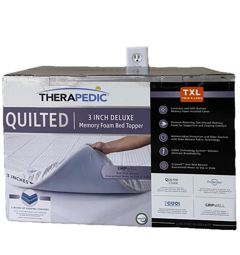 Therapedic twin memory foam - twin, xl