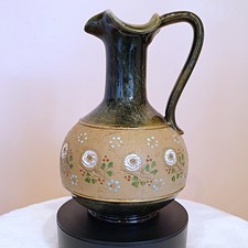 Royal Doulton Lambeth 1920's Ceramic Antique Ewer Jug Vase Art Nouveau style