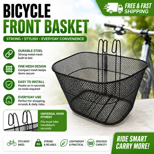 Detachable bike basket - detachable,