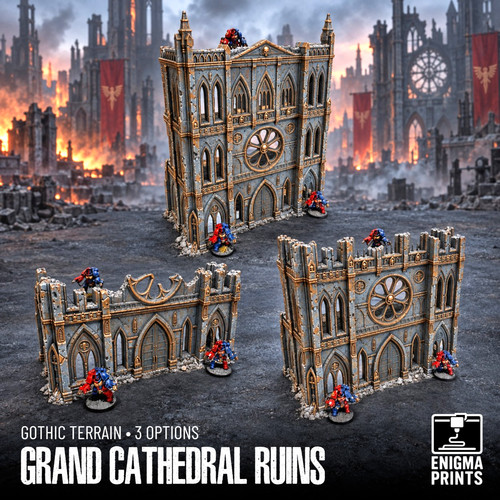 Grand cathedral ruins 28mm - cathedral,