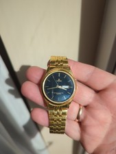 Vintage Lorus Mens Gold Tone