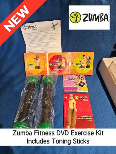 Zumba fitness dvd exercise kit - fitness,