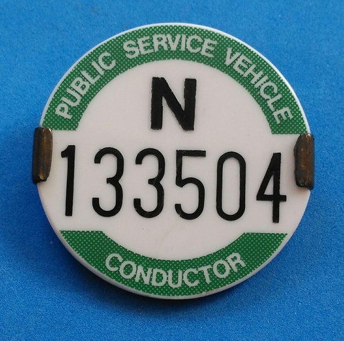 Psv bus conductor badge - bus,
