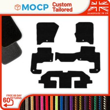Carpet Car Mats to fit Land Rover Discovery 3 7 Seater 6 Mat Clips 2004-2009