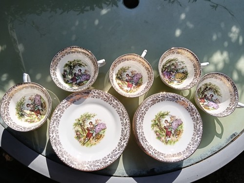 Vintage fragonard courting - fragonard,