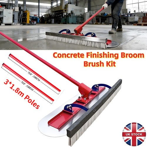 Concrete finishing broom brush - concrete,