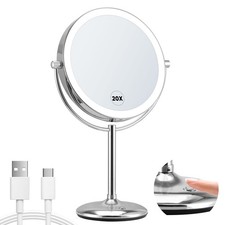 9" Large Lighted Makeup Mirror