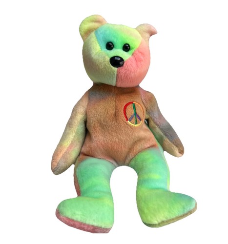 Beani baby peac lov bear - peac,