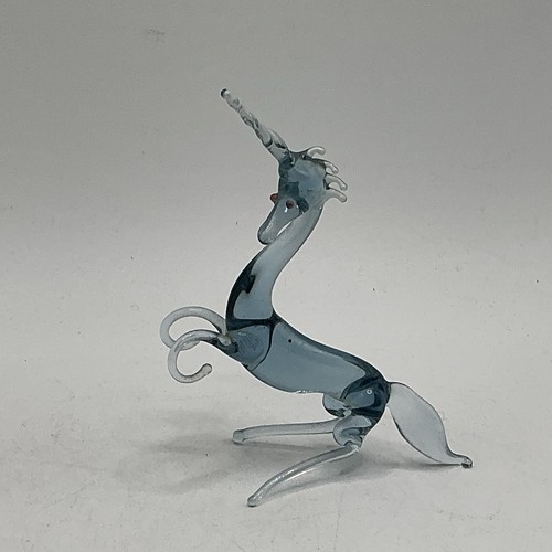 Hand blown blue - hand, glass